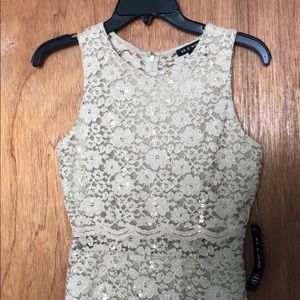 Gold dress. Brand new